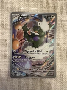 Tarjeta promocional Tornadus SVP210 White Flare ETB Black Star Pokemon TCG CASI NUEVA - Imagen 1 de 2