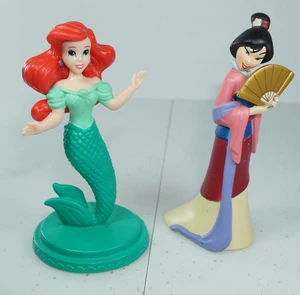 Disney Mulan & The Little Mermaid Ariel Figures 3.75 inches - Picture 1 of 6