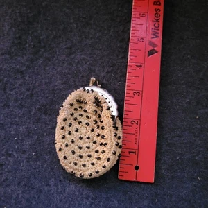 Antique Doll Purse To Display With Fashion Lady  Doll ...beaded  - Picture 1 of 6