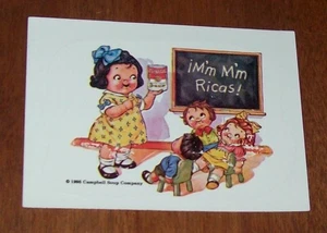 1995 Campbell Soup Co. Sticker Card - Picture 1 of 2