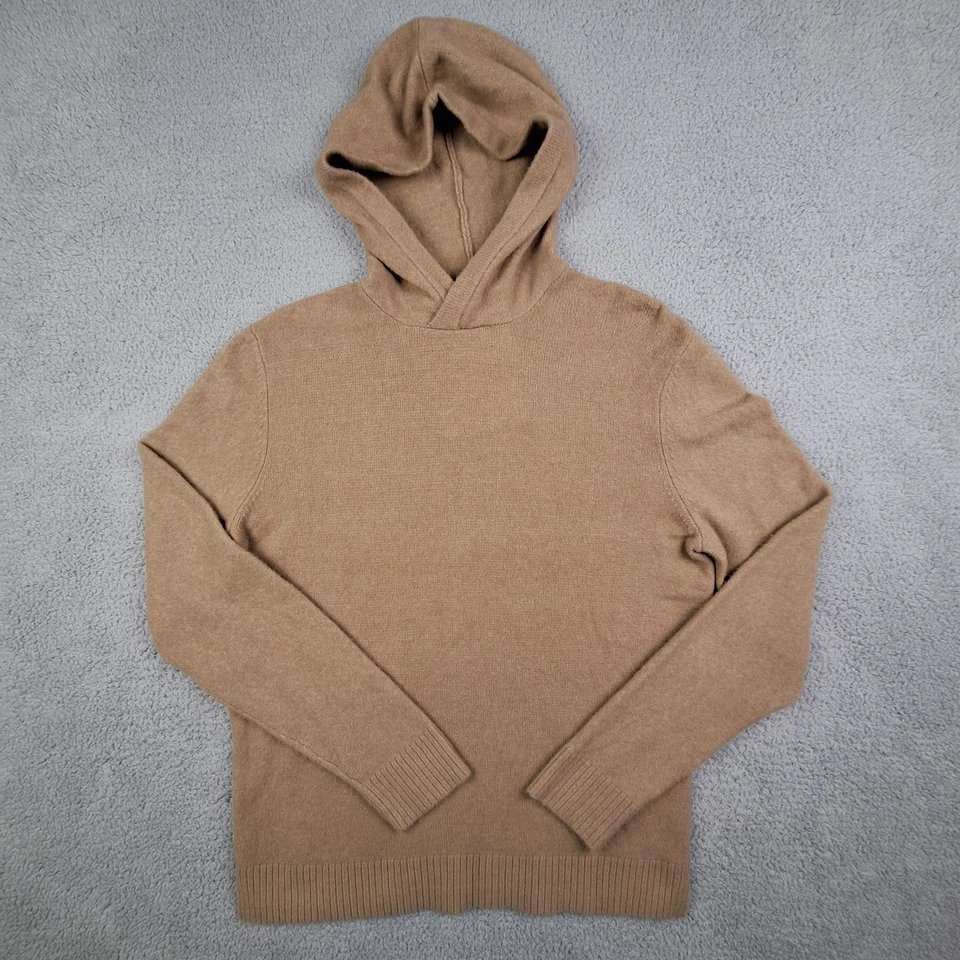 Suéter Express Para Hombre Mediano Marrón Lavado en Arcilla Sudadera con Capucha Pullover Tejido Manga Larga 2022 Foto 1 de 4