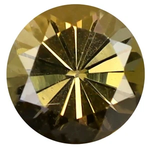 Elegante piedra preciosa natural de tanzanita amarilla de 0,51 quilates corte redondo (5 x 5 mm) de Tanzania - Imagen 1 de 1