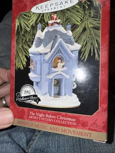 Sello de colección 1997 La noche antes de Navidad adorno cuerda música y movimiento - Imagen 1 de 1