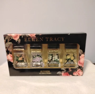 Ellen Tracy  for Women Set Of 4 Eau DE Parfum 0.5 Fl Oz Each  New In Box - Image 1 of 4