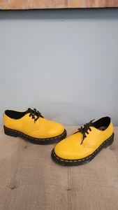 Dr. Martens 1461 Yellow NYC New York City Subway Leather Oxford Shoes US 6 M 7W - Picture 1 of 9