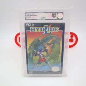 NES Nintendo HYDLIDE - VGA GRADED 85 NM+ SILVER! NEW & Factory Sealed + H-Seam!