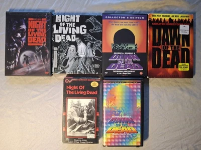 George A. Romero Lot Of 6 Criterion Collection DVD VHS Dawn of the Dead - Image 1 of 4