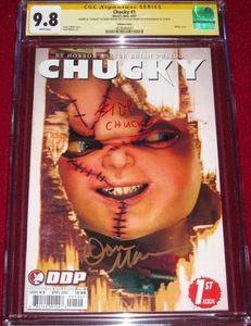 CGC SS CHUCKY # 1 (2007) signed by BRAD DOURIF & DON MANCINI !  PHOTO COVER! - Picture 1 of 1