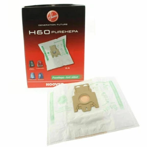 GENUINE HOOVER H60 PUREPOWER SENSORY VACUUM CLEANER PAPER DUST BAGS 35600392 pmd - Picture 1 of 3