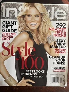 In Style Magazine Heidi Klum December 2008 - Picture 1 of 1