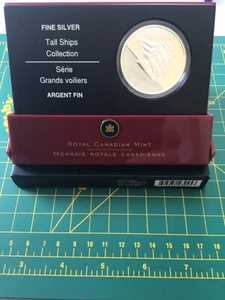 2005 Canada $20.00 Dollar Coin Tall Ships Series 3 Masted Ship .9999 - Bild 1 von 3