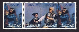 Scott #1631a Spirit of '76 Strip of 4 Stamps - MNH - Picture 1 of 1