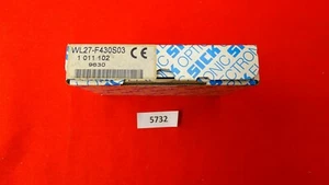 SICK photoelectric sensor / retro-reflective sensor / proximity sensor WL27-F430S03 NEW/original packaging - Picture 1 of 6