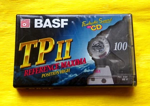 1x BASF TP II 100 Reference Maxima Cassette Tape 1995-1997 + OVP + SEALED + - Picture 1 of 2