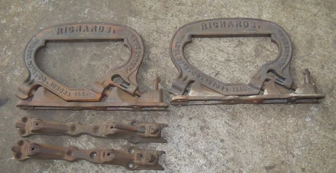 Vint. Richards Wilcox MFG CO 1881 BARN POCKET DOOR TROLLEY, Parts, WILL SEPARATE Cover