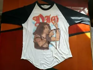 VINTAGE DIO RARE 1984 Last In Line Tour T-Shirt - Large Raglan - NOT A REPRINT - Picture 1 of 10