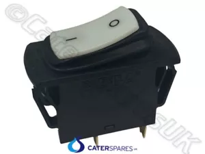 KEATING K058275A GRIDDLE MIRACLEAN ON / OFF WHITE POWER ROCKER SWITCH 4 PIN - Picture 1 of 12