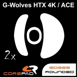 Corepad Skatez G-Wolves HTX 4K ACE Hyperglides Souris Pieds Patins PTFE Téflon - Picture 1 of 1