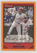 2007 Bowman Orange /250 Garret Anderson #157