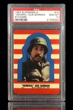 1983 topps superman #10 general gus gorman rc; richard pryor gem rookie PSA 10