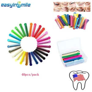 Dental Orthodontic Ligature Ties Braces Elastic Rubber Bands Mixed Color 1040pcs - Picture 1 of 6