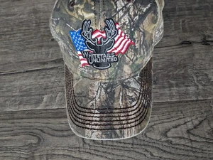WHITETAILS UNLIMITED Camo Outdoor Cap One Size Fits All - Picture 1 of 7