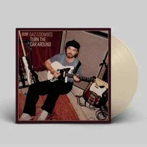 GAZ COOMBES - TURN THE CAR AROUND- Very Ltd CREAM VINYL LP With Signed Print - Picture 1 of 3