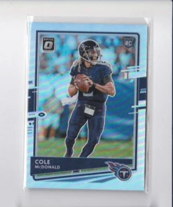 COLE McDONALD 2020 DONRUSS OPTIC SILVER PRIZM PARALLEL ROOKIE CARD-SHIPS FREE - Picture 1 of 24