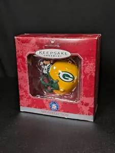 Hallmark Green Bay Packers Andenken Weihnachtsschmuck Helm und rot NFL Neu im Karton - Bild 1 von 4