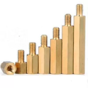M5 M6 Messing Stecker Buchse Sechskantsäule Schraube Halter Zwischenring PCB Platine Säule - Bild 1 von 5