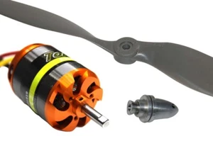 Motore di ricambio Torcster + kit trasmissione Prop Parkzone Bf-109, P-47, Spitfire - Foto 1 di 1