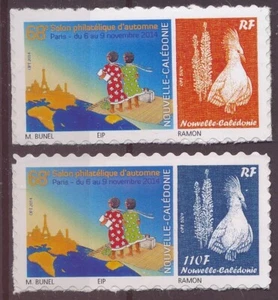 Timbre Nlle Calédonie 1232/1233** Cagous Personnalisés ref KLM 1253 - Imagen 1 de 1