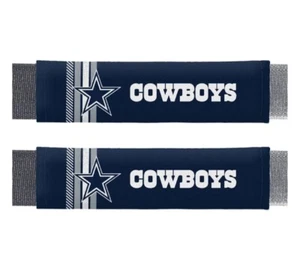 2pc Dallas Cowboys NFL Car Seat Belt Pad Shoulder Pad Cover Comfortable Driving - Picture 1 of 3