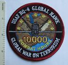 US AIR FORCE RQ-4A GLOBAL HAWK 10000 COMBAT HOURS PATCH GLOBAL WAR on TERROR