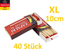 Streichhölzer Kaminstreichhölzer rot 10cm lang Grill 40 XL lang Ofen Zündhölzer - Bild 1 von 24