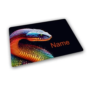 Platzset Kinder Schlange mit Name / Tischset personalisiert / Platzdecke - Bild 1 von 10