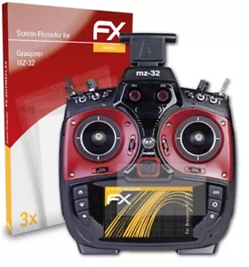 atFoliX 3x Film Protection d'écran pour Graupner MZ-32 mat&antichoc - Photo 1/9