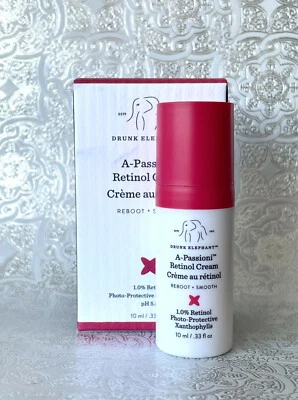DRUNK ELEPHANT A-PASSIONI RETINOL CREAM 10 ML/0.33 FL.OZ. TRAVEL SIZE NEW FRESH - Image 1 of 3