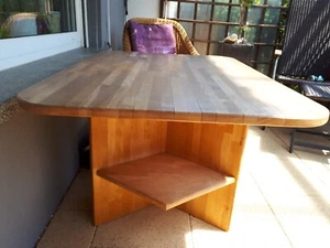 holztisch massiv gebraucht - Bild 1 von 3