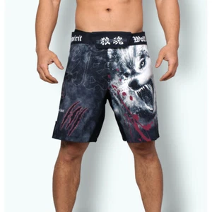 BTOPERFORM [FS-10] FIGHT SHORTS MMA TRUNK Grappling Kick Boxing Muay Thai BJJ - Picture 1 of 13