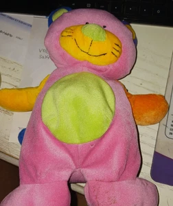 2005 TY BABY KITTY PLÜSCH LOVE TO BABY ROSA GRÜN ORANGE - Bild 1 von 2