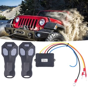 2pcs Wireless Winch Remote Control 12V Electric For ATV Truck - Picture 1 of 12