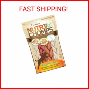 NutriChomps Dog Chews, 6-inch Braids, Easy to Digest, Rawhide-Free Dog Treats, H - Picture 1 of 2