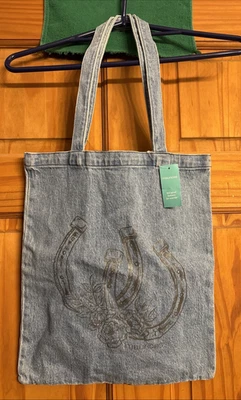 Bolso de Mano Informal Maurices Herraduras Denim Estilo Occidental Jean Monedero NUEVO Foto 1 de 4