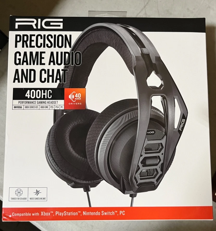 RIG Precision Game Audio And Chat 400HC Performance Gaming Headset - Image 1 of 1