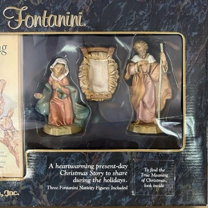 Vintage Fontanini Weihnachtsgeschichten Set Buch Josef Maria Jesuskind Der vermisste Jesus - Bild 1 von 23