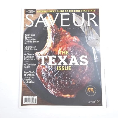 Saveur Magazine Number 121 July 2009 The Texas Issue Mesquite Grilled Steak - Image 1 of 2
