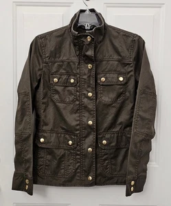 J Crew Women’s Relaxed Boyfriend Field Jacket Dark Olive Green Size XS - Picture 1 of 5
