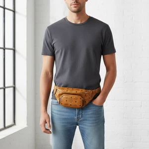 MCM Fursten Maxi Visetos große Gürteltasche - Bild 1 von 11