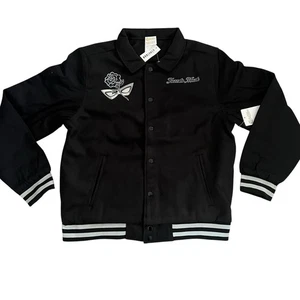 Pretty Guardian Sailor Moon Tuxedo Mask Icons Bomber Jacket Size Medium New - Picture 1 of 8